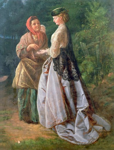 Danet and the Strolling Fortune-Teller, 1859 by John Scott Cavell